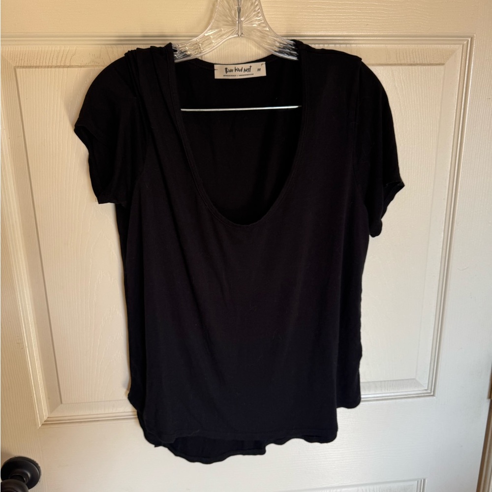 Three Bird Nest Scoop Neck Bralette Tee - Picture 3 of 3